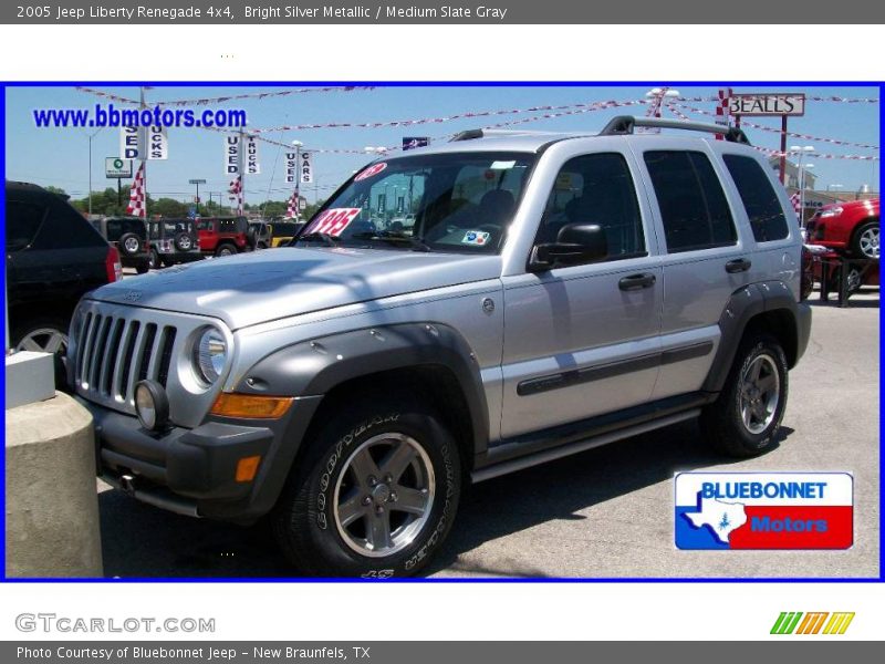 Bright Silver Metallic / Medium Slate Gray 2005 Jeep Liberty Renegade 4x4