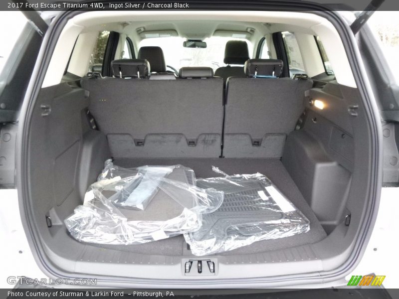 Ingot Silver / Charcoal Black 2017 Ford Escape Titanium 4WD