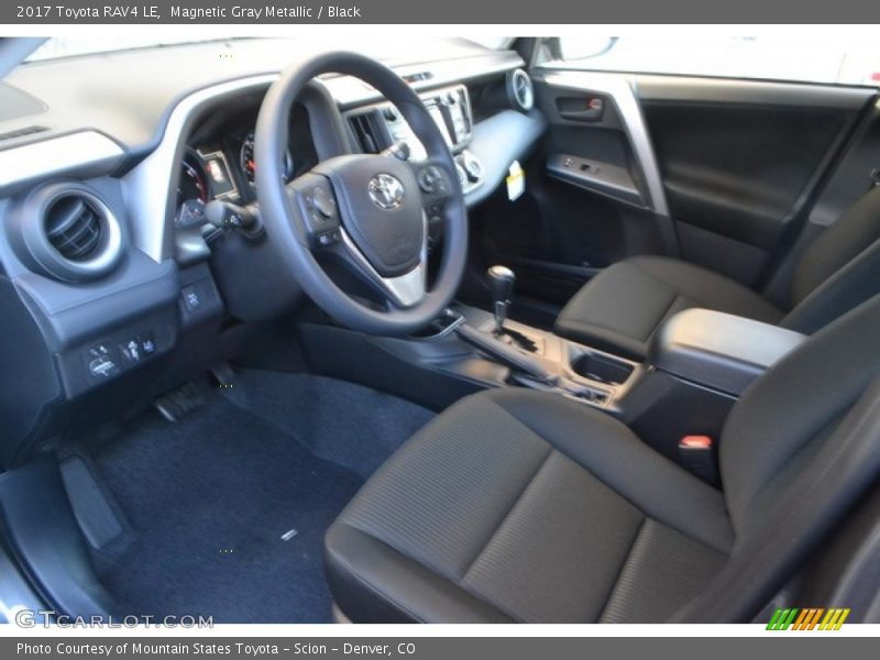 Magnetic Gray Metallic / Black 2017 Toyota RAV4 LE