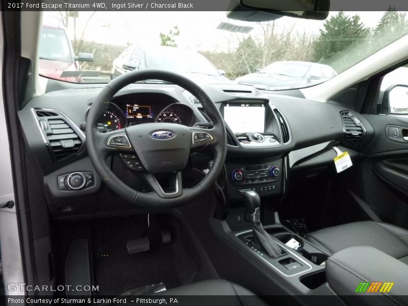  2017 Escape Titanium 4WD Charcoal Black Interior