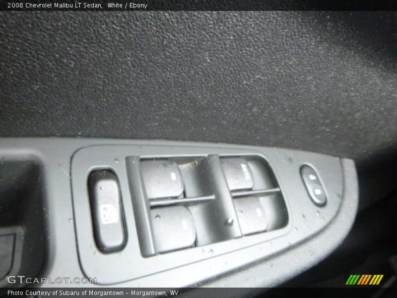 White / Ebony 2008 Chevrolet Malibu LT Sedan