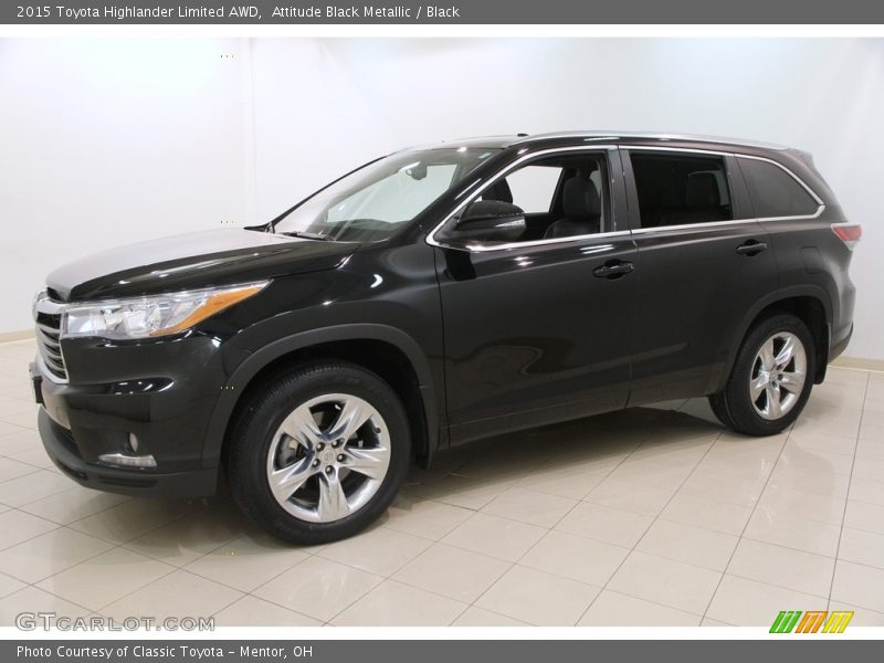 Attitude Black Metallic / Black 2015 Toyota Highlander Limited AWD