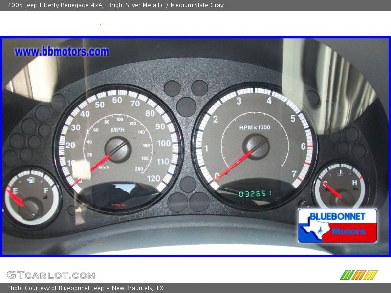 Bright Silver Metallic / Medium Slate Gray 2005 Jeep Liberty Renegade 4x4