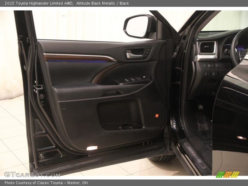 Attitude Black Metallic / Black 2015 Toyota Highlander Limited AWD