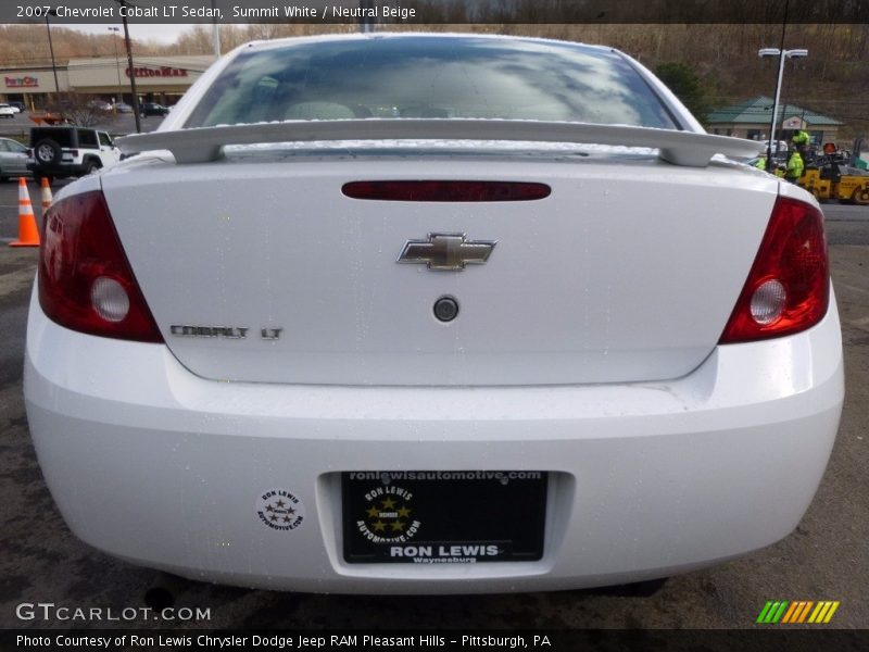 Summit White / Neutral Beige 2007 Chevrolet Cobalt LT Sedan