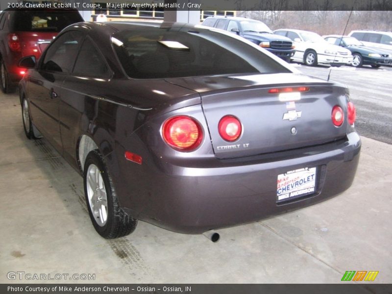 Majestic Amethyst Metallic / Gray 2006 Chevrolet Cobalt LT Coupe