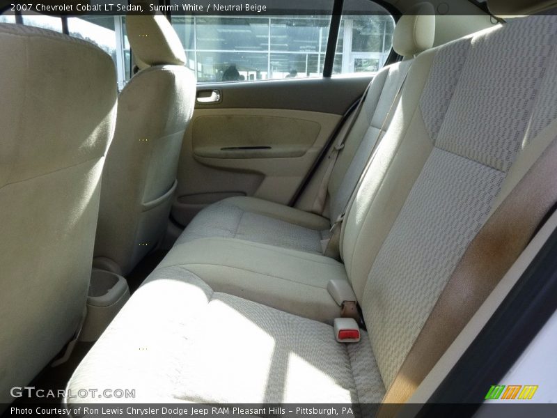Summit White / Neutral Beige 2007 Chevrolet Cobalt LT Sedan