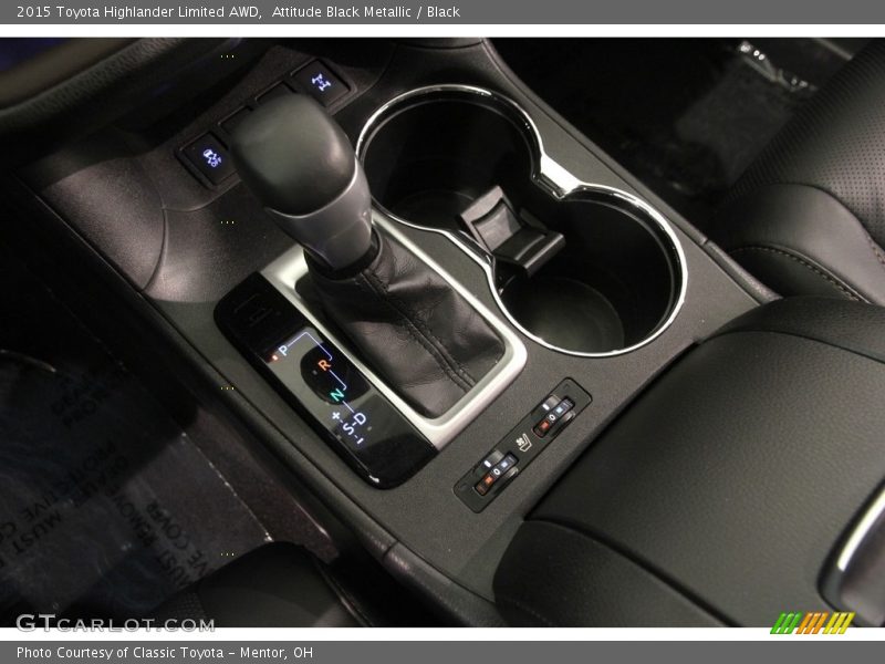 Attitude Black Metallic / Black 2015 Toyota Highlander Limited AWD