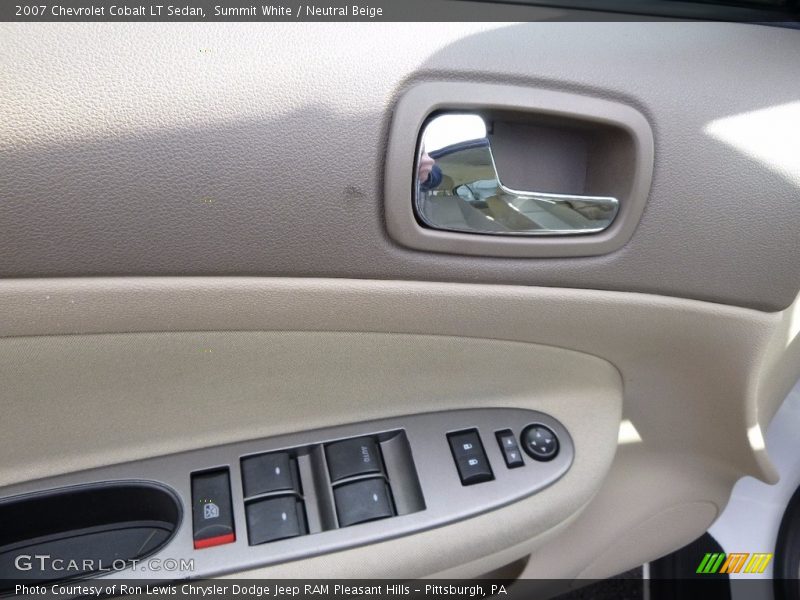 Summit White / Neutral Beige 2007 Chevrolet Cobalt LT Sedan