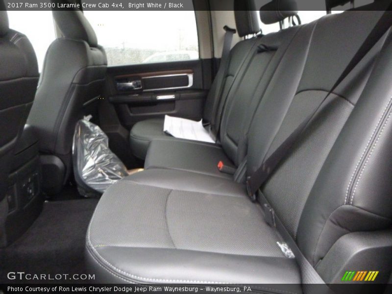 Bright White / Black 2017 Ram 3500 Laramie Crew Cab 4x4