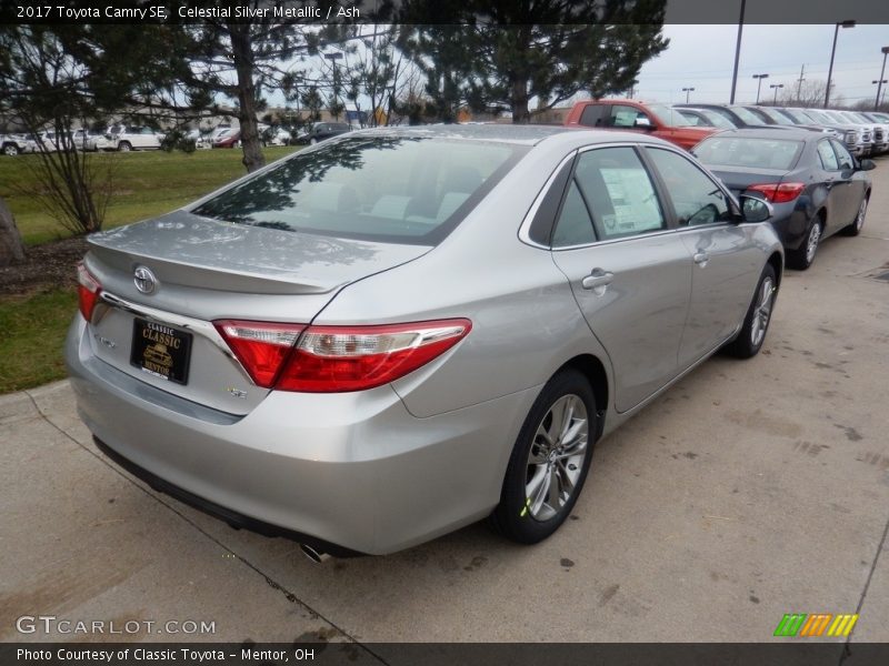 Celestial Silver Metallic / Ash 2017 Toyota Camry SE