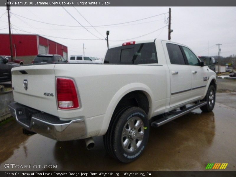 Bright White / Black 2017 Ram 3500 Laramie Crew Cab 4x4
