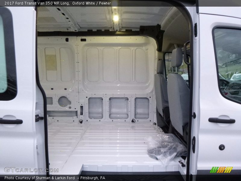 Oxford White / Pewter 2017 Ford Transit Van 350 MR Long