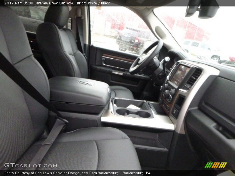Bright White / Black 2017 Ram 3500 Laramie Crew Cab 4x4