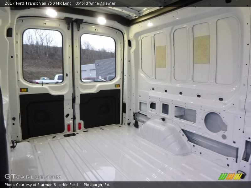 Oxford White / Pewter 2017 Ford Transit Van 350 MR Long