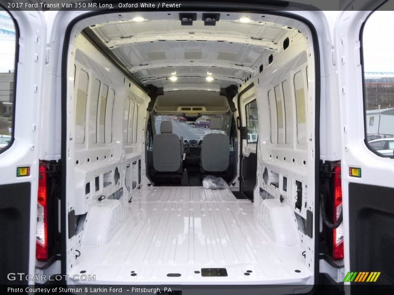 Oxford White / Pewter 2017 Ford Transit Van 350 MR Long
