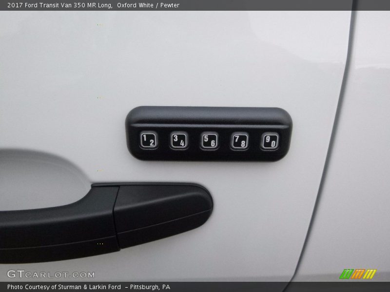 Oxford White / Pewter 2017 Ford Transit Van 350 MR Long