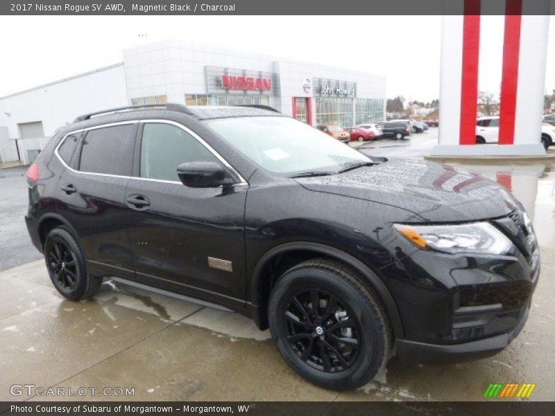 Magnetic Black / Charcoal 2017 Nissan Rogue SV AWD
