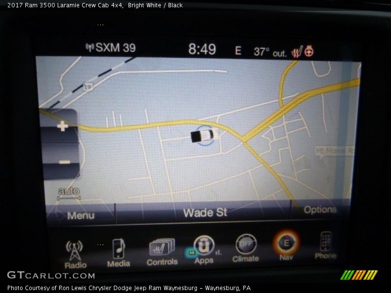 Bright White / Black 2017 Ram 3500 Laramie Crew Cab 4x4