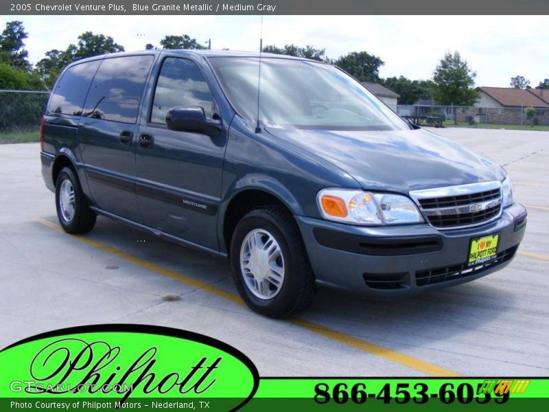 Blue Granite Metallic / Medium Gray 2005 Chevrolet Venture Plus