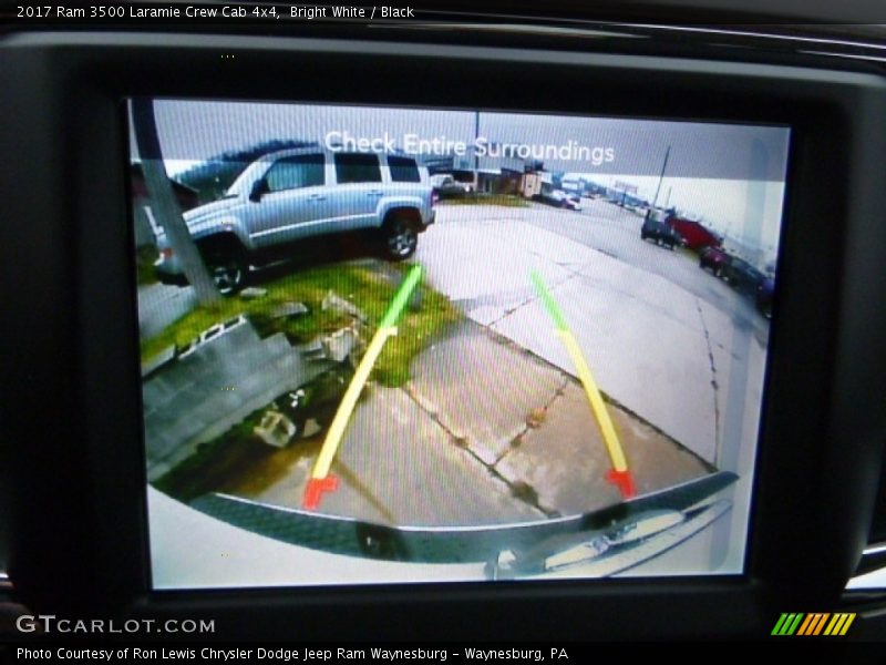 Bright White / Black 2017 Ram 3500 Laramie Crew Cab 4x4