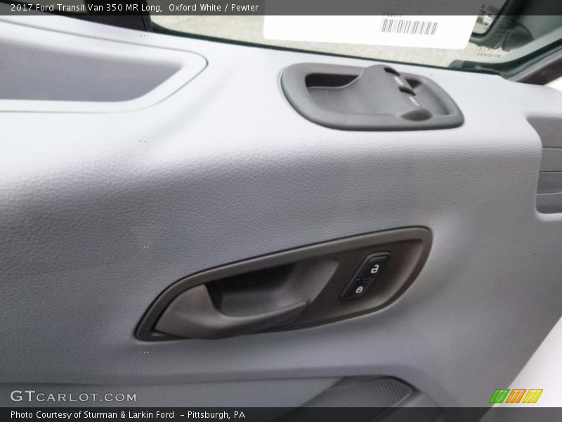 Oxford White / Pewter 2017 Ford Transit Van 350 MR Long
