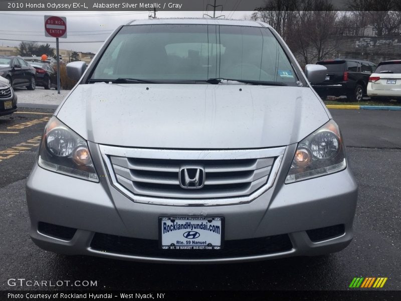 Alabaster Silver Metallic / Gray 2010 Honda Odyssey EX-L