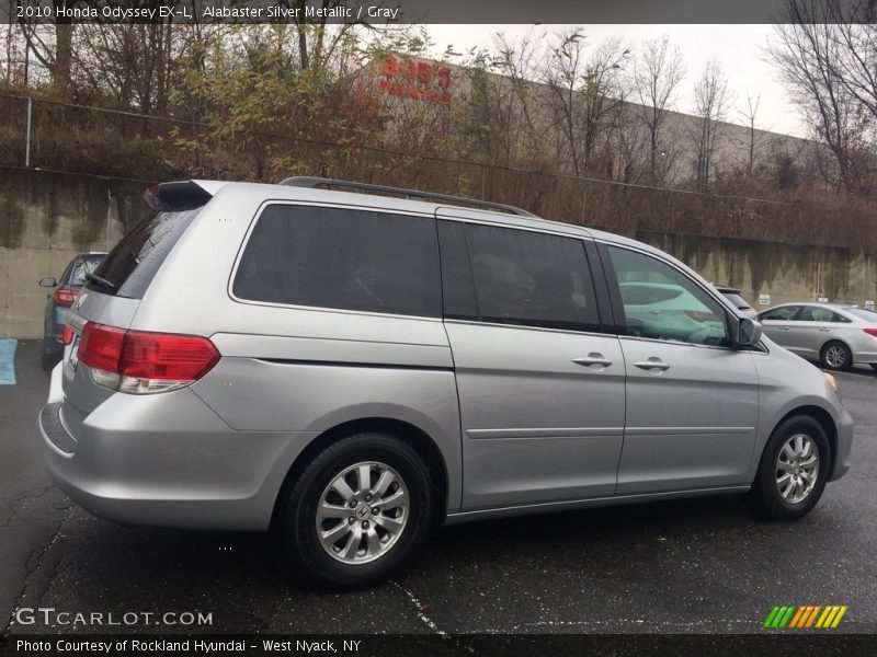 Alabaster Silver Metallic / Gray 2010 Honda Odyssey EX-L