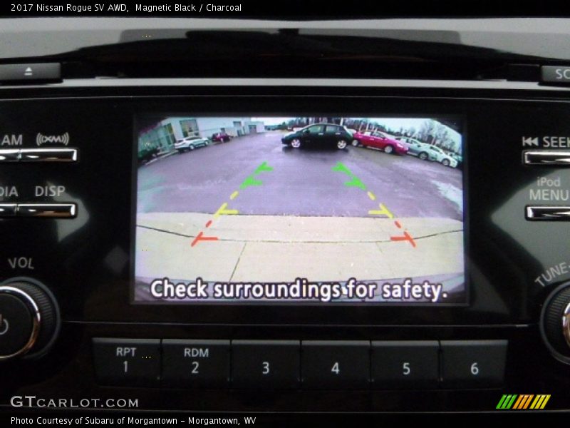 Magnetic Black / Charcoal 2017 Nissan Rogue SV AWD