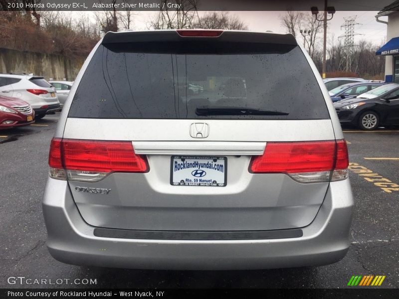 Alabaster Silver Metallic / Gray 2010 Honda Odyssey EX-L