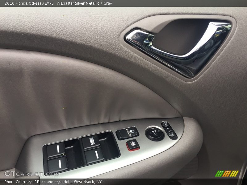 Alabaster Silver Metallic / Gray 2010 Honda Odyssey EX-L