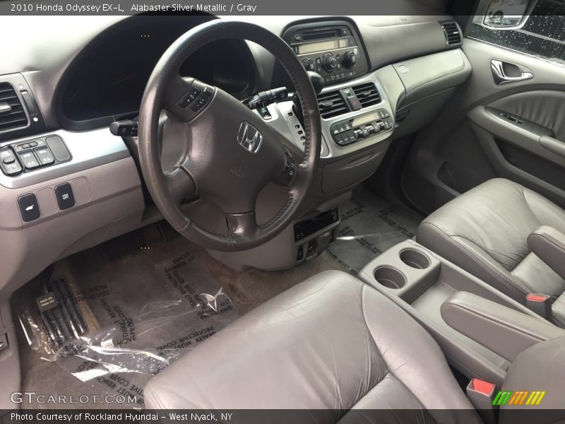 Alabaster Silver Metallic / Gray 2010 Honda Odyssey EX-L