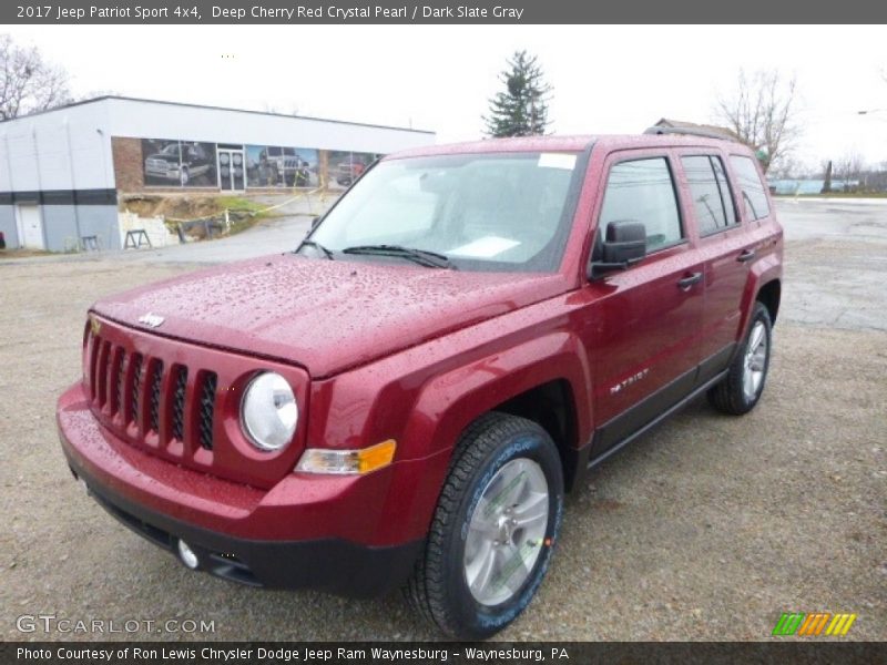 Deep Cherry Red Crystal Pearl / Dark Slate Gray 2017 Jeep Patriot Sport 4x4