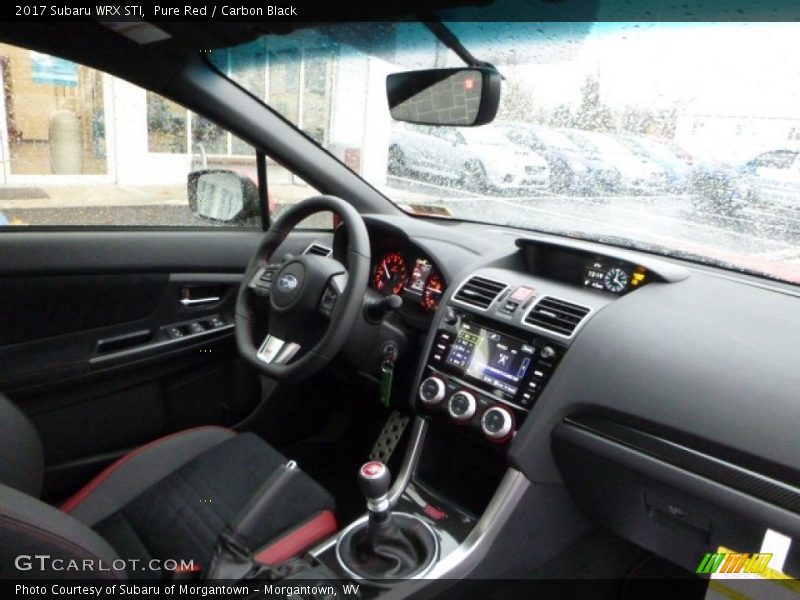 Dashboard of 2017 WRX STI