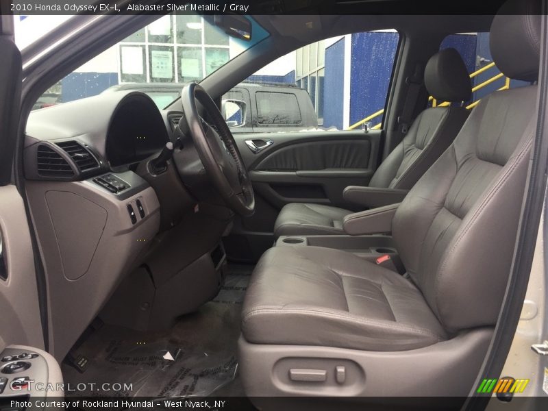 Alabaster Silver Metallic / Gray 2010 Honda Odyssey EX-L