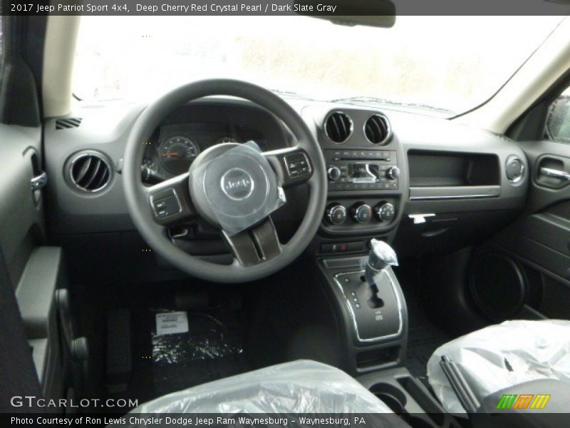 Deep Cherry Red Crystal Pearl / Dark Slate Gray 2017 Jeep Patriot Sport 4x4