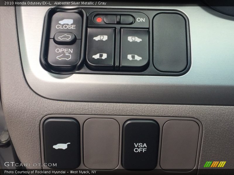 Alabaster Silver Metallic / Gray 2010 Honda Odyssey EX-L