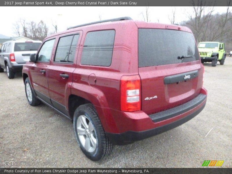 Deep Cherry Red Crystal Pearl / Dark Slate Gray 2017 Jeep Patriot Sport 4x4