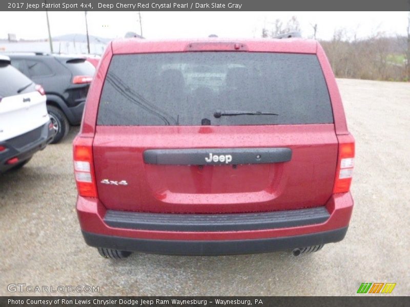 Deep Cherry Red Crystal Pearl / Dark Slate Gray 2017 Jeep Patriot Sport 4x4