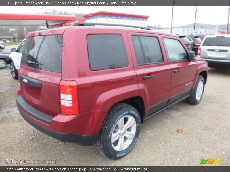 Deep Cherry Red Crystal Pearl / Dark Slate Gray 2017 Jeep Patriot Sport 4x4