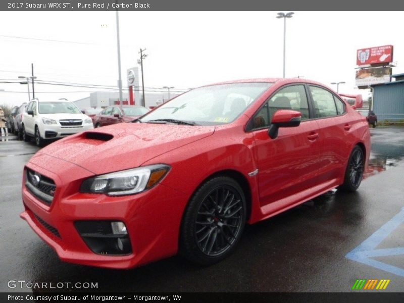 Front 3/4 View of 2017 WRX STI