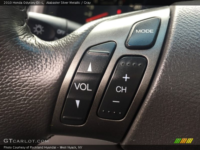 Alabaster Silver Metallic / Gray 2010 Honda Odyssey EX-L