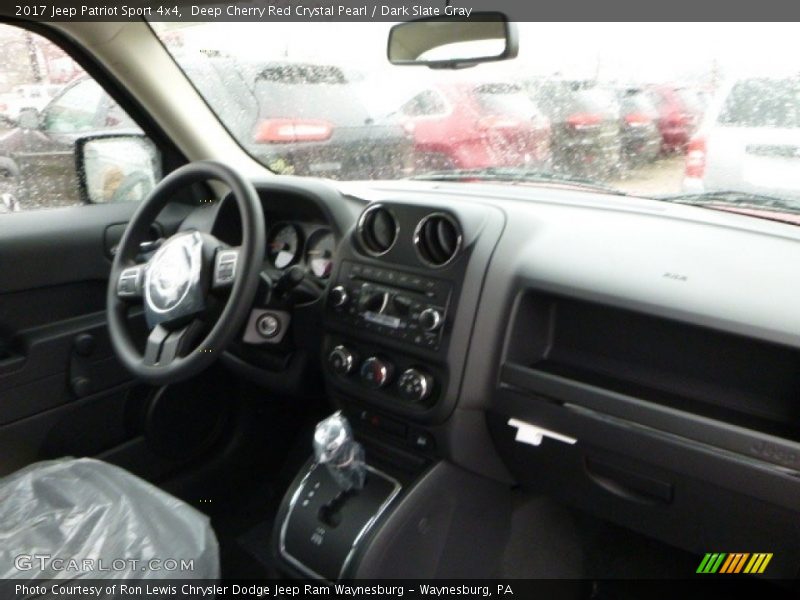 Deep Cherry Red Crystal Pearl / Dark Slate Gray 2017 Jeep Patriot Sport 4x4
