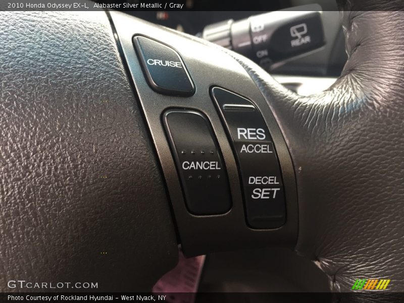 Alabaster Silver Metallic / Gray 2010 Honda Odyssey EX-L