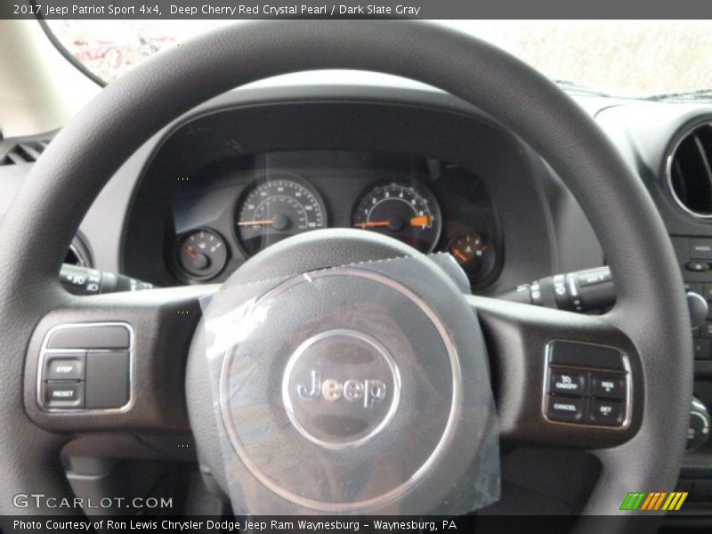 Deep Cherry Red Crystal Pearl / Dark Slate Gray 2017 Jeep Patriot Sport 4x4