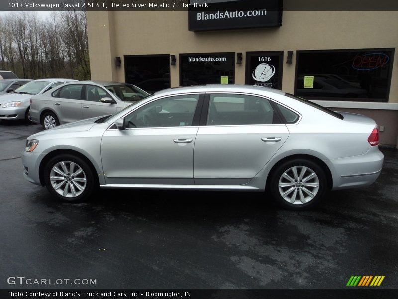 Reflex Silver Metallic / Titan Black 2013 Volkswagen Passat 2.5L SEL