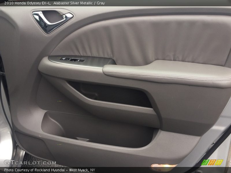 Alabaster Silver Metallic / Gray 2010 Honda Odyssey EX-L