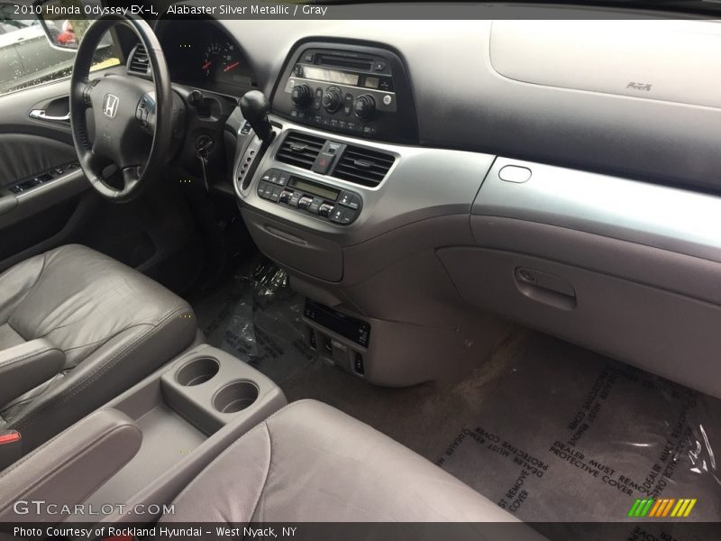 Alabaster Silver Metallic / Gray 2010 Honda Odyssey EX-L