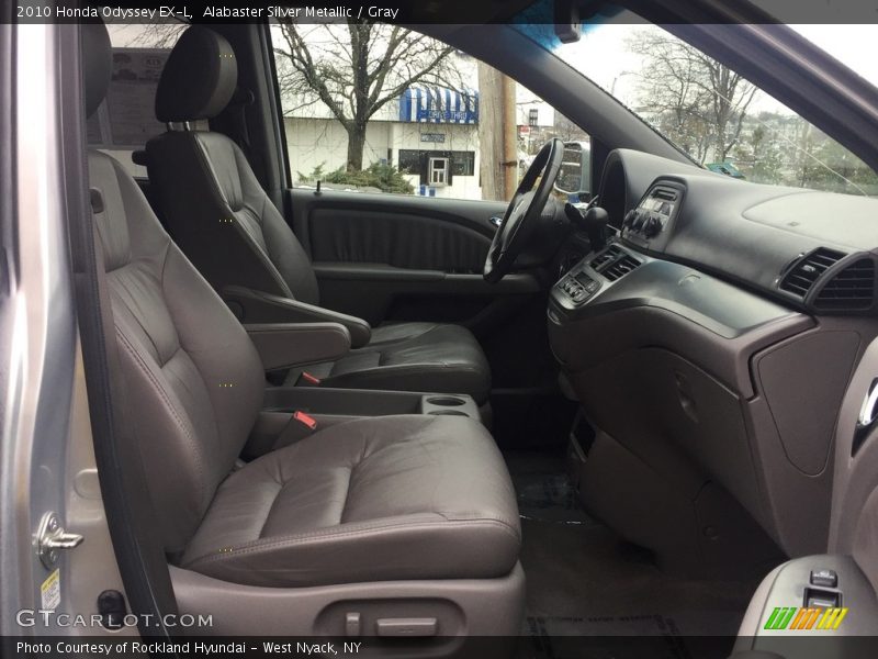 Alabaster Silver Metallic / Gray 2010 Honda Odyssey EX-L