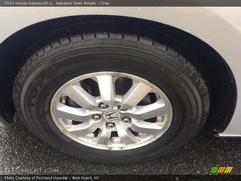 Alabaster Silver Metallic / Gray 2010 Honda Odyssey EX-L